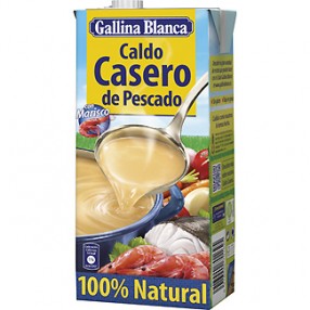 GALLINA BLANCA caldo de pescado envase 1 L